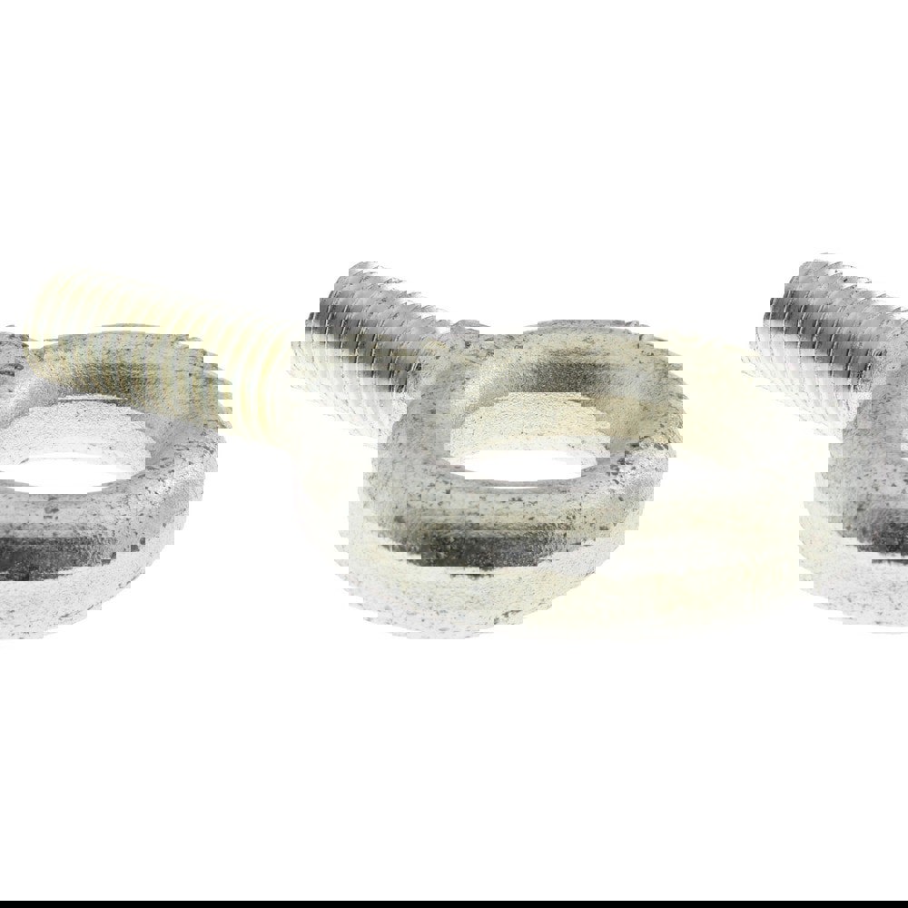 Fixed Lifting Eye Bolt: Without Shoulder, 2,100 lb Capacity, 1/2-13 Thread, Grade 1030 Steel